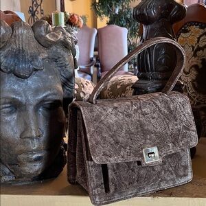 Vintage 1950’s Lysta Handmade Leather Bag.